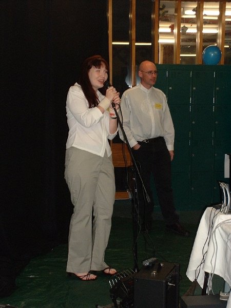 Heather Chandler & Principal Snyder